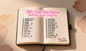 190+ Cute Feet Names You’ll Love to Use Every Day