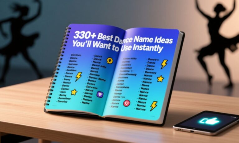 330+ Best Dance Name Ideas You’ll Want to Use Instantly