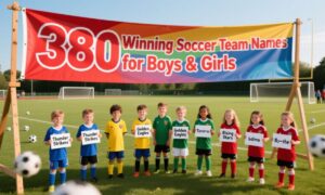 380 Winning Soccer Team Names for Boys & Girls