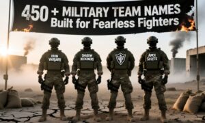 450+ Military Team Names Built for Fearless Fighters