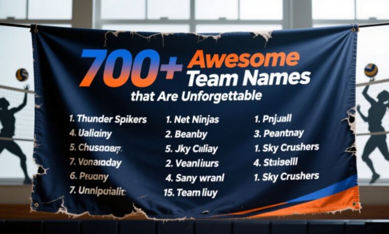 700+ Awesome Volleyball Team Names that Are Unforgettable