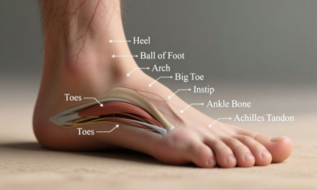 Feet Names Parts
