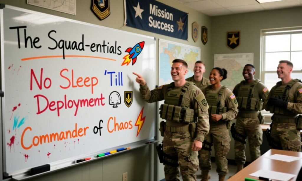 Funny Military Team Names(with emojis)