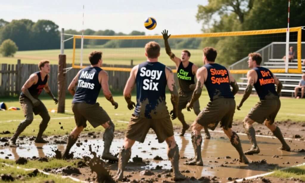 Mud Volleyball Team Names