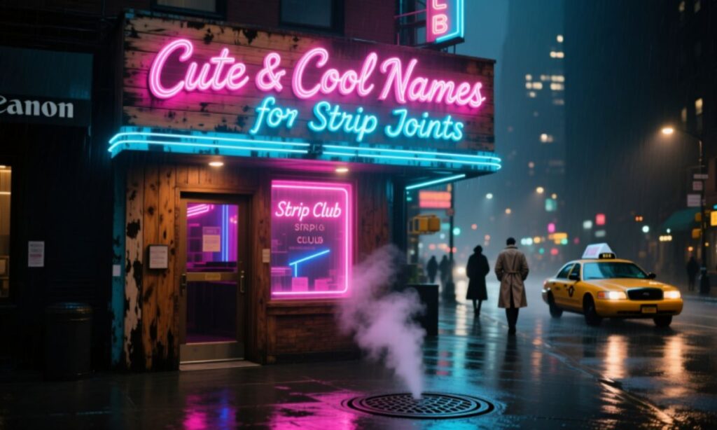 Cute & Cool Names for Strip Joints