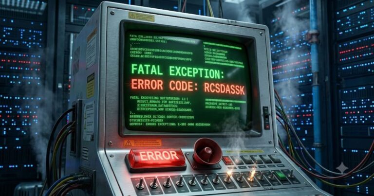 Codes Error RCSDASSK