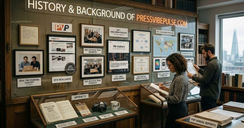 History and Background of Pressvibepulse com